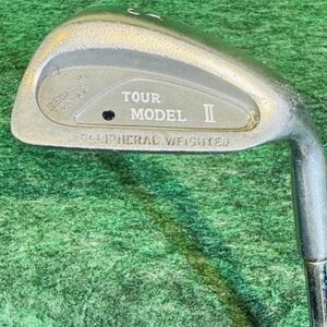 Vintage Tour Model II S Wedge Mens RH Steel Shaft Silver Golf Club USA